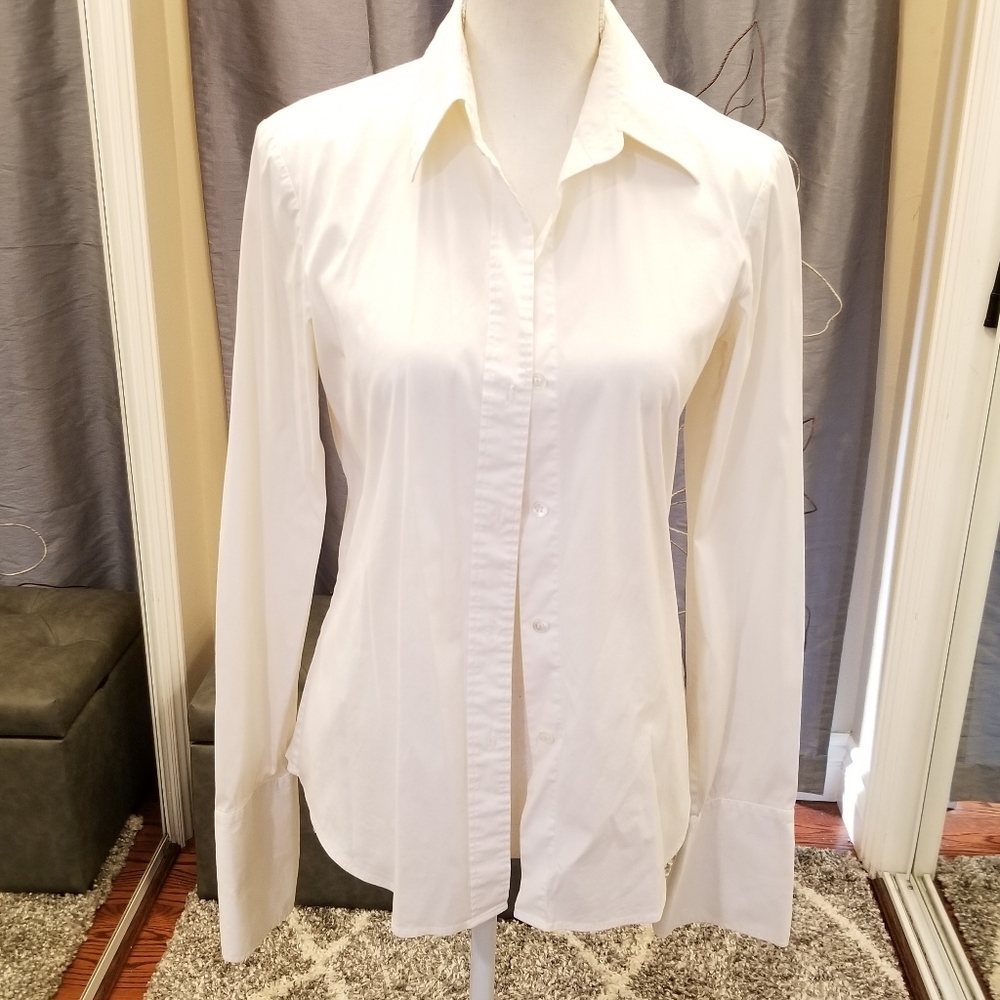 Theory stretch cotton shirt
